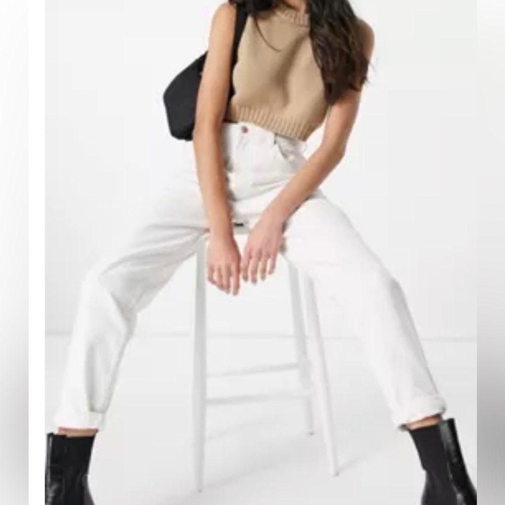 Asos Bershka Low Rise Mom Jeans